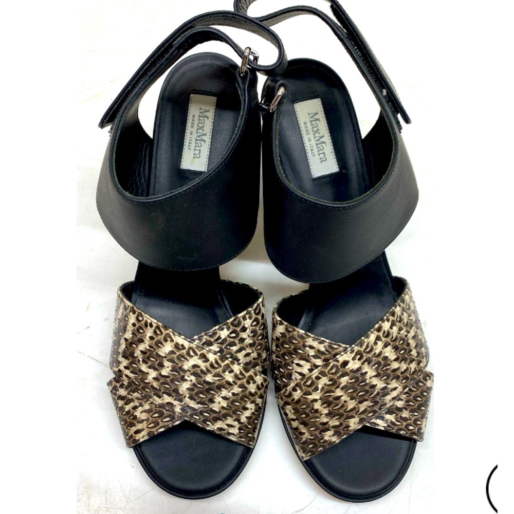 MaxMara Snake skin Women's heels size 6.5 🐍